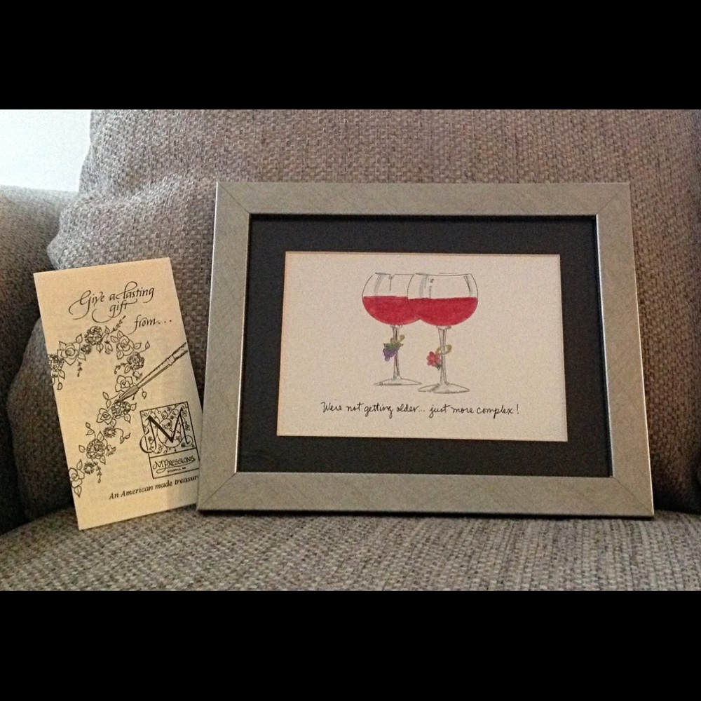MPressions hand painted piece of art.